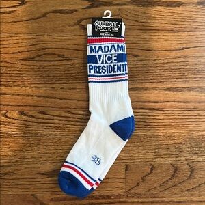 Gumball Poodle Madam Vice President Socks